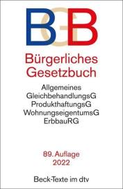 Bürgerliches Gesetzbuch - BGB