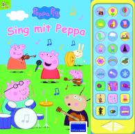 Phoenix International Publications Germany GmbH: Peppa Pig - Sing mit Peppa Pig - 27-Button-Soundbuch mit 24 Seiten für Kinder ab 3 Jahren - mit bekannten Kinderliedern und Geräuschen