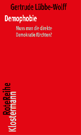 Gertrude Lübbe-Wolff: Demophobie