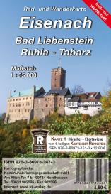 Kkv Kartographische Kommunale Verlagsgesellschaft Mbh: Eisenach - Bad Liebenstein - Ruhla - Tabarz