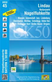 Landesamt für Digitalisierung, Breitband und Vermessung, Bayern, Breitband und Vermessung Landesamt für Digitalisierung: UK50-45 Lindau, Naturpark Nagelfluhkette