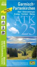 Breitband und Vermessung Landesamt für Digitalisierung, Landesamt für Digitalisierung, Breitband und Vermessung, Bayern: ATK25-R09 Garmisch-Partenkirchen (Amtliche Topographische Karte 1:25000)