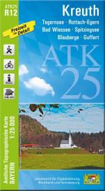Landesamt für Digitalisierung, Breitband und Vermessung, Bayern: ATK25-R12 Kreuth (Amtliche Topographische Karte 1:25000)