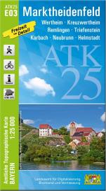Landesamt für Digitalisierung, Breitband und Vermessung, Bayern: ATK25-E03 Marktheidenfeld (Amtliche Topographische Karte 1:25000)