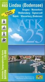 Breitband und Vermessung Landesamt für Digitalisierung, Landesamt für Digitalisierung, Breitband und Vermessung, Bayern: ATK25-R03 Lindau (Bodensee) (Amtliche Topographische Karte 1:25000)