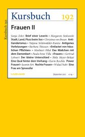Peter Felixberger, Armin Nassehi: Kursbuch 192