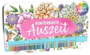 frechverlag: Colorful World Designdose mit 36 Buntstifte Kunterbunte Auszeit 