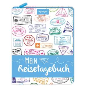 Mein Reise-Tagebuch - Eintragbuch mit Reißverschluss 