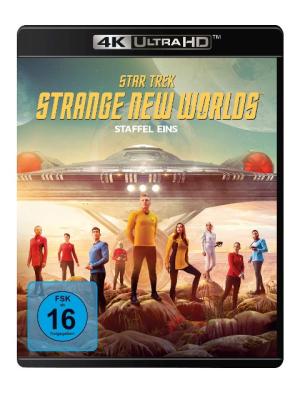 Jess Bush, Christina Chong, Celia Rose Gooding, André Dae Kim, Anson Mount, Melissa Navia, Babs Olusanmokun, Ethan Peck, Rebecca Romijn: Star Trek: Strange New Worlds - Staffel 1 (4K UHD) 