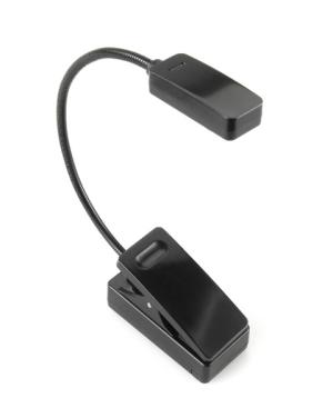 E-Booklight Schwarz | LED Leselampe mit Clip für Bücher und E-Reader 
