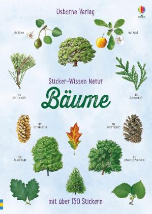 Jane Chisholm, Aziz Khan, Annabel Milne, Peter Stebbing: Sticker-Wissen Natur: Bäume 