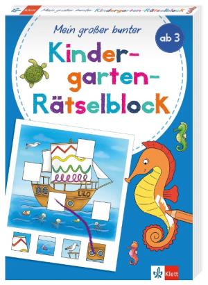 Klett Mein großer bunter Kindergarten-Rätselblock 