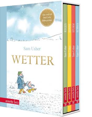 Sam Usher: Wetter - Vier Bilderbücher in einem hochwertigen Schuber 
