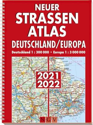 Neuer Straßenatlas Deutschland/Europa 2021/2022 