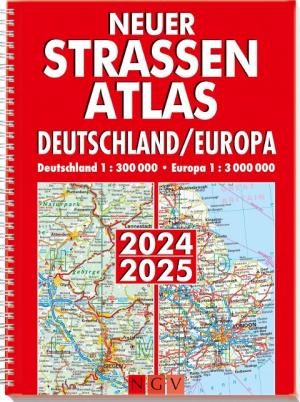 Neuer Straßenatlas Deutschland/Europa 2024/2025 