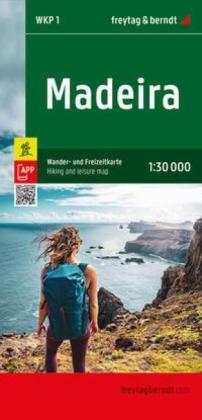 freytag & berndt, freytag & berndt: Madeira, Wander- und Freizeitkarte 1:30.000, freytag & berndt 