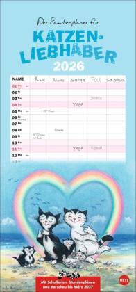 Sven Hartmann: Jacob Familienplaner für Katzenliebhaber 2026 