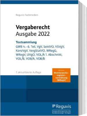 Reguvis Fachmedien GmbH: Vergaberecht - Ausgabe 2024 