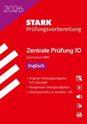 STARK Englisch 10. Klasse - Zentrale Prüfung (ZP10) Gymnasium 2026 NRW - Prüfungsvorbereitung 