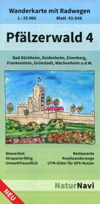 Pfälzerwald 4. Blatt 43-548, 1 : 25 000 