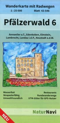 Pfälzerwald 6. , Blatt 43-546, 1 : 25 000 