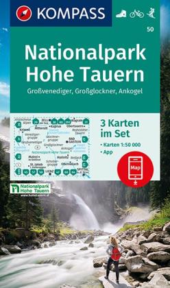 Kompass-Karten Gmbh: KV WK 50 NP Hohe Tauern 1:50 000 