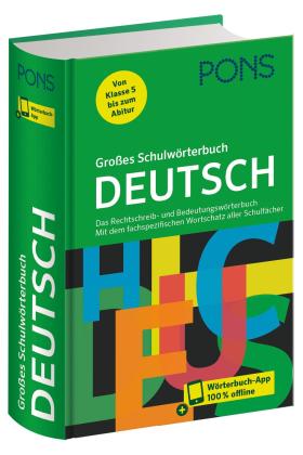 PONS Großes Schulwörterbuch Deutsch 