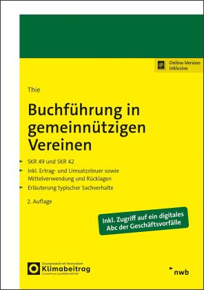 Bernhard Thie: Buchführung in gemeinnützigen Vereinen 