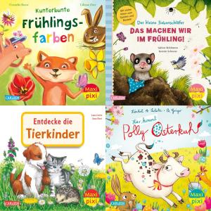 Diverse: Maxi-Pixi-4er-Set 116: Bunter Frühlingsspaß (4x1 Exemplar) 