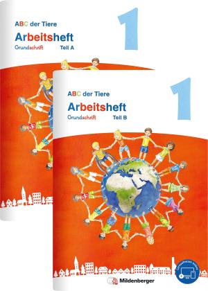 Mareike Hahn, Klaus Kuhn, Kerstin Mrowka-Nienstedt: ABC der Tiere 1 Neubearbeitung – Arbeitsheft Grundschrift, Teil A und B 