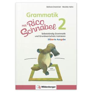 Stefanie Drecktrah, Mareike Hahn: Grammatik mit Rico Schnabel, Klasse 2 - silbierte Ausgabe 