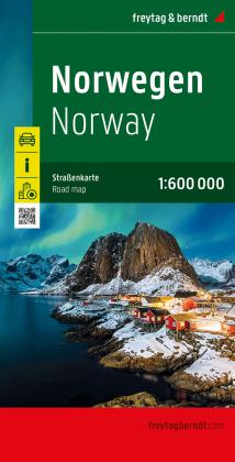 freytag & berndt, freytag & berndt: Norwegen, Straßenkarte 1:600.000, freytag & berndt 