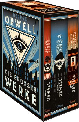 George Orwell: George Orwell, Die großen Werke. Farm der Tiere, 1984, Die großen Essays. Im Schuber 