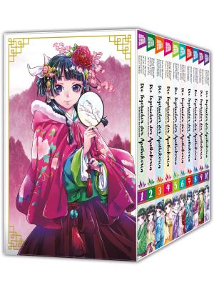 Nekokurage, Verena Maser, Natsu Hyuuga, Itsuki Nanao, Touco Shino: Die Tagebücher der Apothekerin - Geheimnisse am Kaiserhof 1-10 im Schuber 