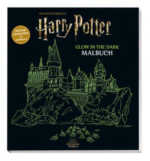 Panini: Aus den Filmen zu Harry Potter: Glow-in-the-Dark Malbuch 