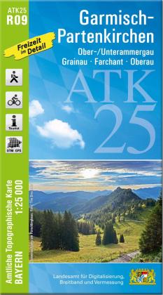 Breitband und Vermessung Landesamt für Digitalisierung, Landesamt für Digitalisierung, Breitband und Vermessung, Bayern: ATK25-R09 Garmisch-Partenkirchen (Amtliche Topographische Karte 1:25000) 