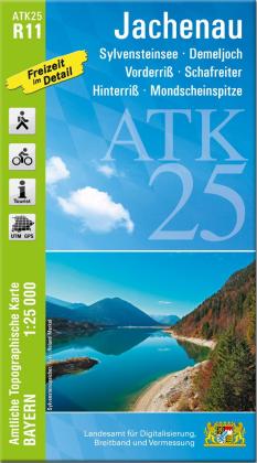 Breitband und Vermessung Landesamt für Digitalisierung, Landesamt für Digitalisierung, Breitband und Vermessung, Bayern: ATK25-R11 Jachenau (Amtliche Topographische Karte 1:25000) 