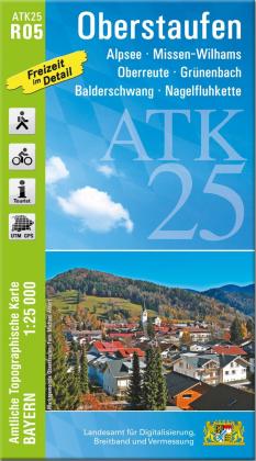 Breitband und Vermessung Landesamt für Digitalisierung, Landesamt für Digitalisierung, Breitband und Vermessung, Bayern: ATK25-R05 Oberstaufen (Amtliche Topographische Karte 1:25000) 