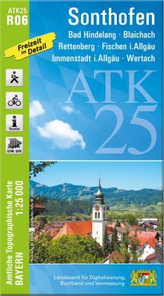 Breitband und Vermessung Landesamt für Digitalisierung, Landesamt für Digitalisierung, Breitband und Vermessung, Bayern: ATK25-R06 Sonthofen (Amtliche Topographische Karte 1:25000) 