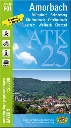 Landesamt für Digitalisierung, Breitband und Vermessung, Bayern: ATK25-F01 Amorbach (Amtliche Topographische Karte 1:25000) 