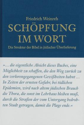 Friedrich Weinreb: Schöpfung im Wort 