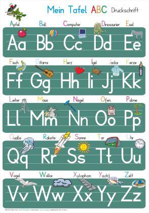 Helga Momm: Mein Tafel-ABC in Druckschrift 