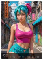 CALVENDO, ShirtScene ShirtScene: Sexy Manga Girls (Tischkalender 2026 DIN A5 hoch), CALVENDO Monatskalender 