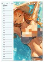 CALVENDO, Rose Hurley: Manga Erotik. Sexy Cartoon-Girls (Tischkalender 2025 DIN A5 hoch), CALVENDO Monatskalender 