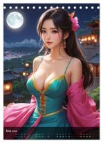 CALVENDO, ShirtScene ShirtScene: Sexy Manga Girls (Tischkalender 2026 DIN A5 hoch), CALVENDO Monatskalender 