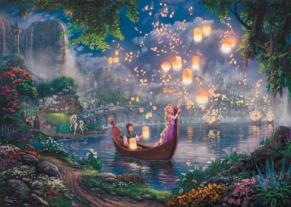 Thomas Kinkade, Disney Rapunzel.1000 Teile Puzzle 