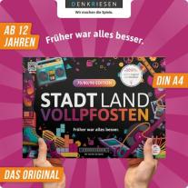 Ricardo Barreto, D&R DENKRIESEN GmbH, Denis Görz: DENKRIESEN - STADT LAND VOLLPFOSTEN® - 70/80/90 EDITION - "Früher war alles besser." - A4 