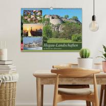 CALVENDO, Christian Horstkötter: Hegau-Landschaften (Wandkalender 2026 DIN A3 quer), CALVENDO Monatskalender 