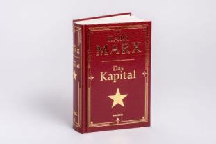 Karl Marx: Das Kapital. Gebunden in Cabra-Leder, mit Goldprägung 