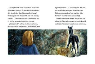 Sandra Grimm, Carolin Ina Schröter: Silberwind, das weiße Einhorn (Band 8) - Der Schatz im Einhornwald 